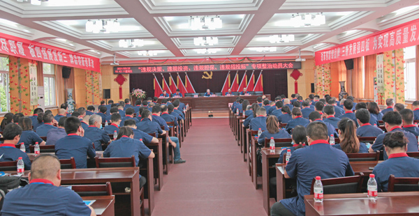 公司召開“違規(guī)決策、違規(guī)投資、違規(guī)擔(dān)保、違規(guī)招投標”專項整治動員大會