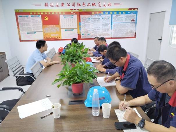 公司開(kāi)展第三季度安全、環(huán)保、消防綜合檢查 