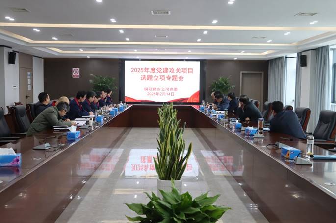 公司召開(kāi)黨建攻關(guān)項(xiàng)目立項(xiàng)專題會(huì)